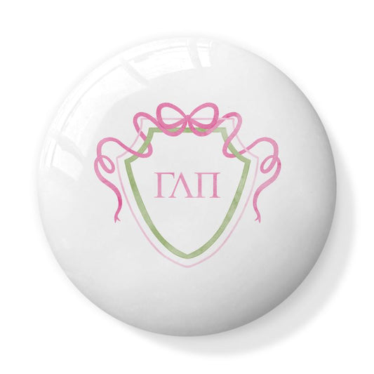Bone China Sorority Crest Trinket Box