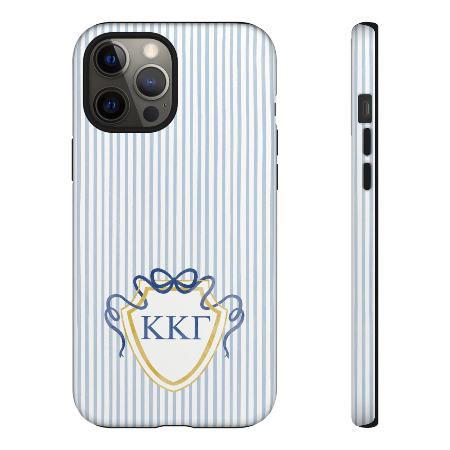 ΚΚΓ Bow Crest Seersucker iPhone Case