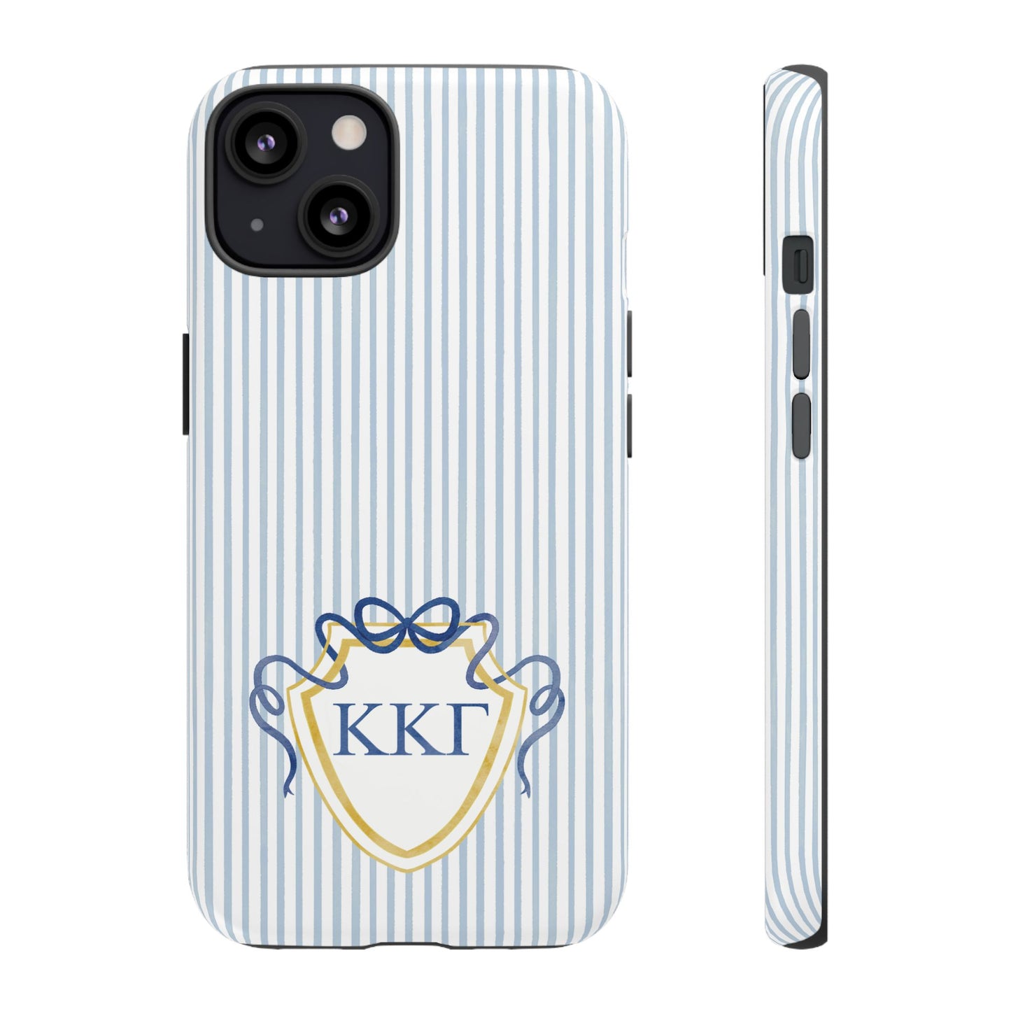 ΚΚΓ Bow Crest Seersucker iPhone Case