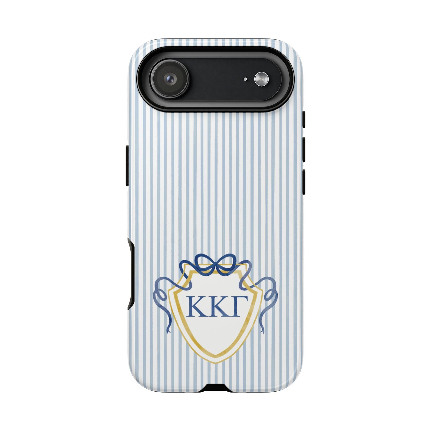 ΚΚΓ Bow Crest Seersucker iPhone Case