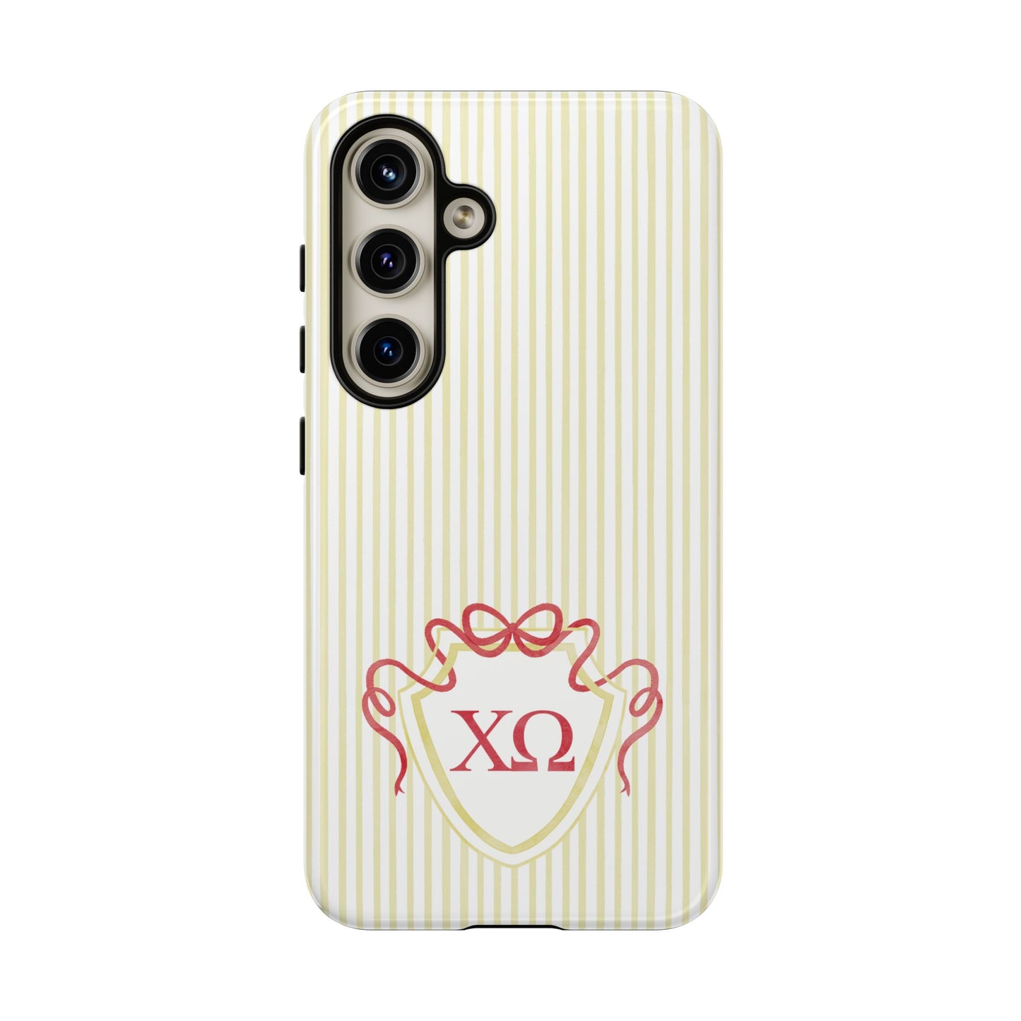 ΧΩ Bow Crest Seersucker Android Case