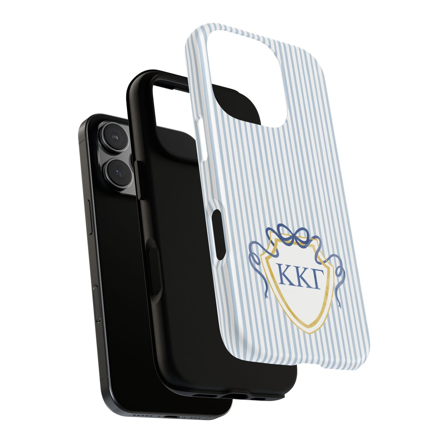 ΚΚΓ Bow Crest Seersucker iPhone Case