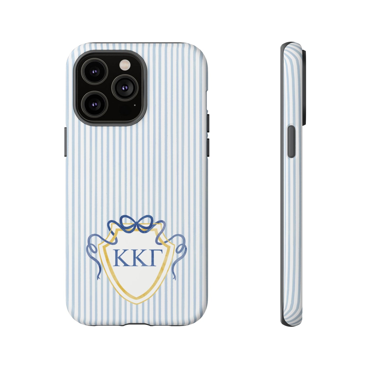 ΚΚΓ Bow Crest Seersucker iPhone Case