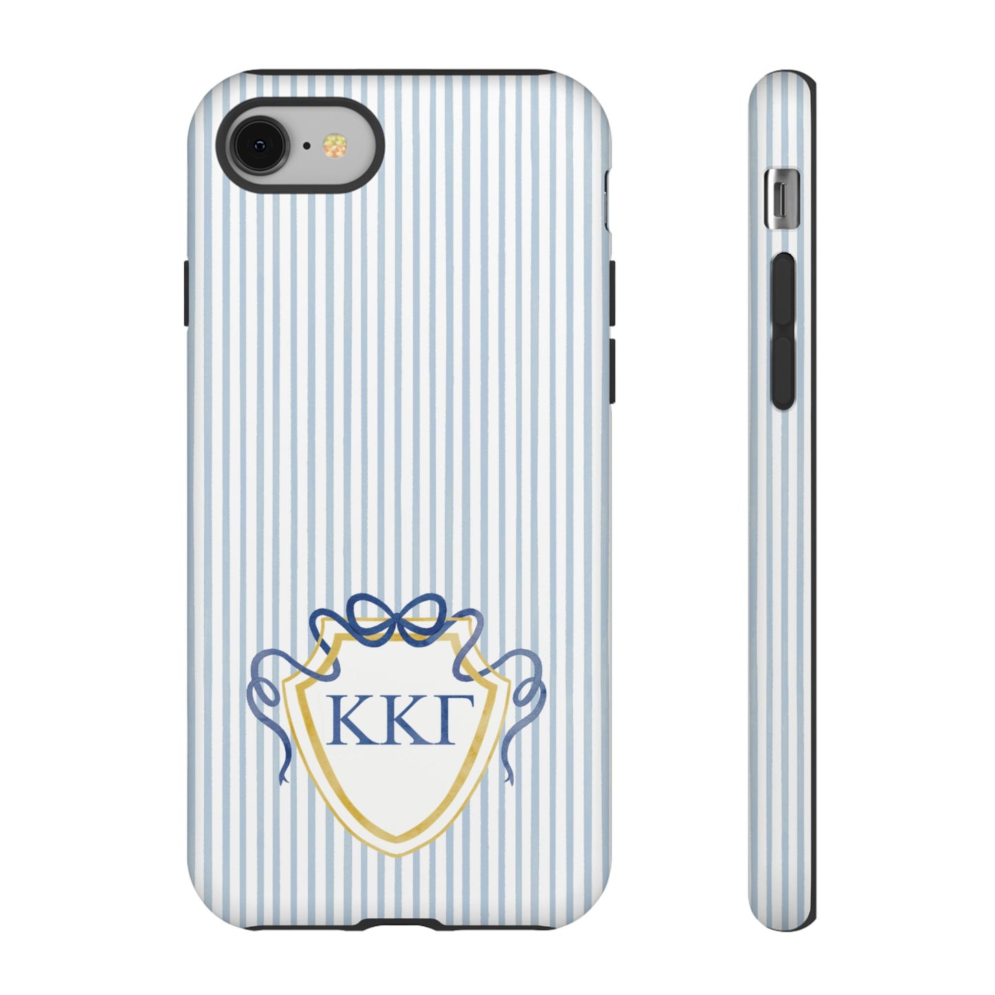 ΚΚΓ Bow Crest Seersucker iPhone Case