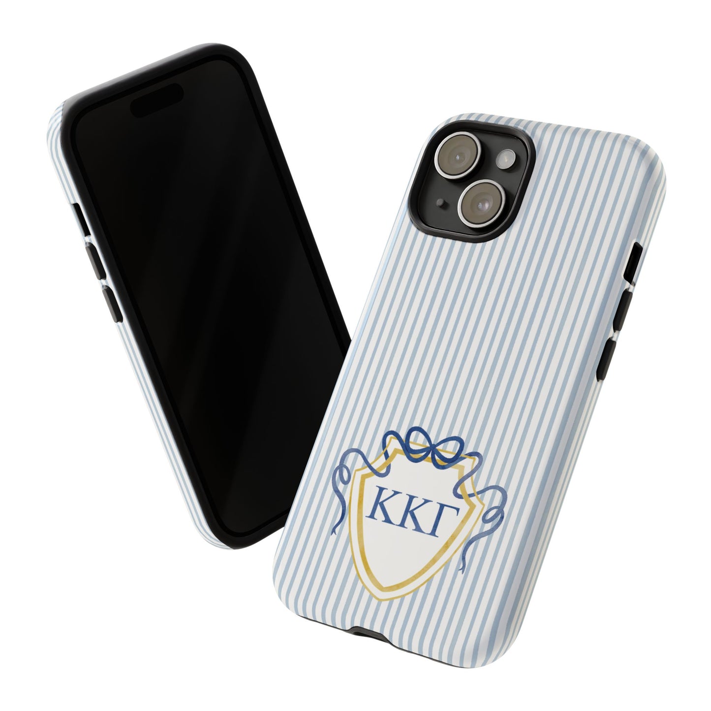 ΚΚΓ Bow Crest Seersucker iPhone Case