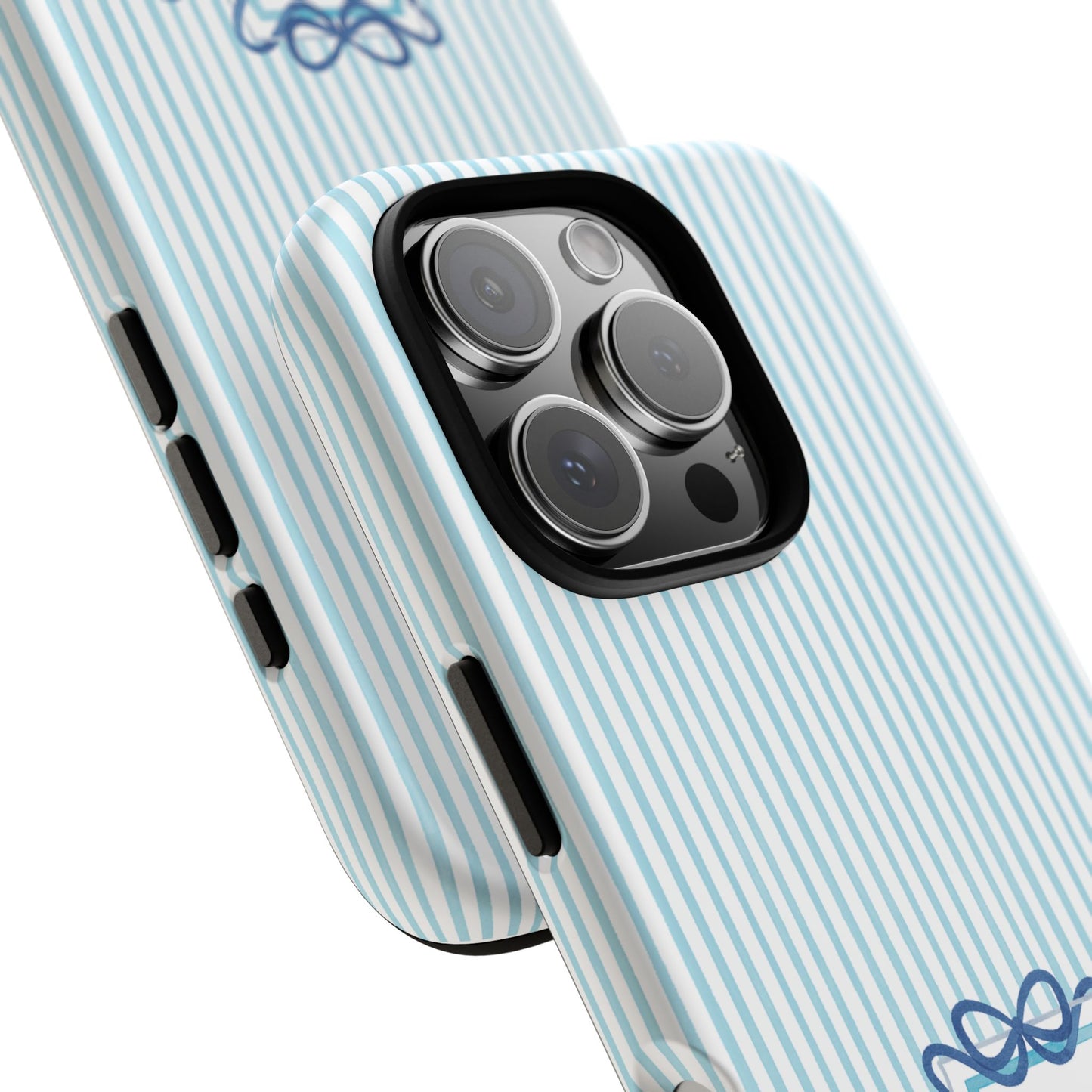 ΔΔΔ Bow Crest Seersucker iPhone Case