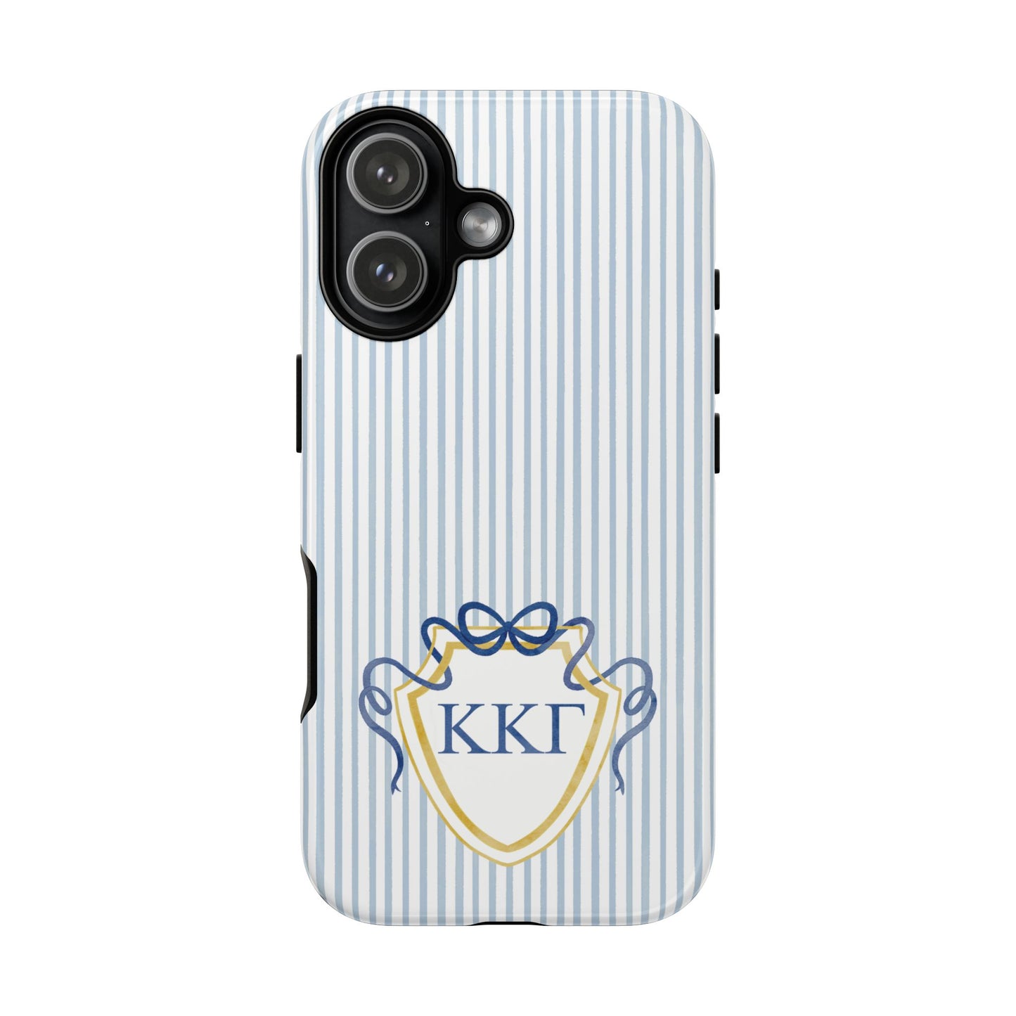 ΚΚΓ Bow Crest Seersucker iPhone Case