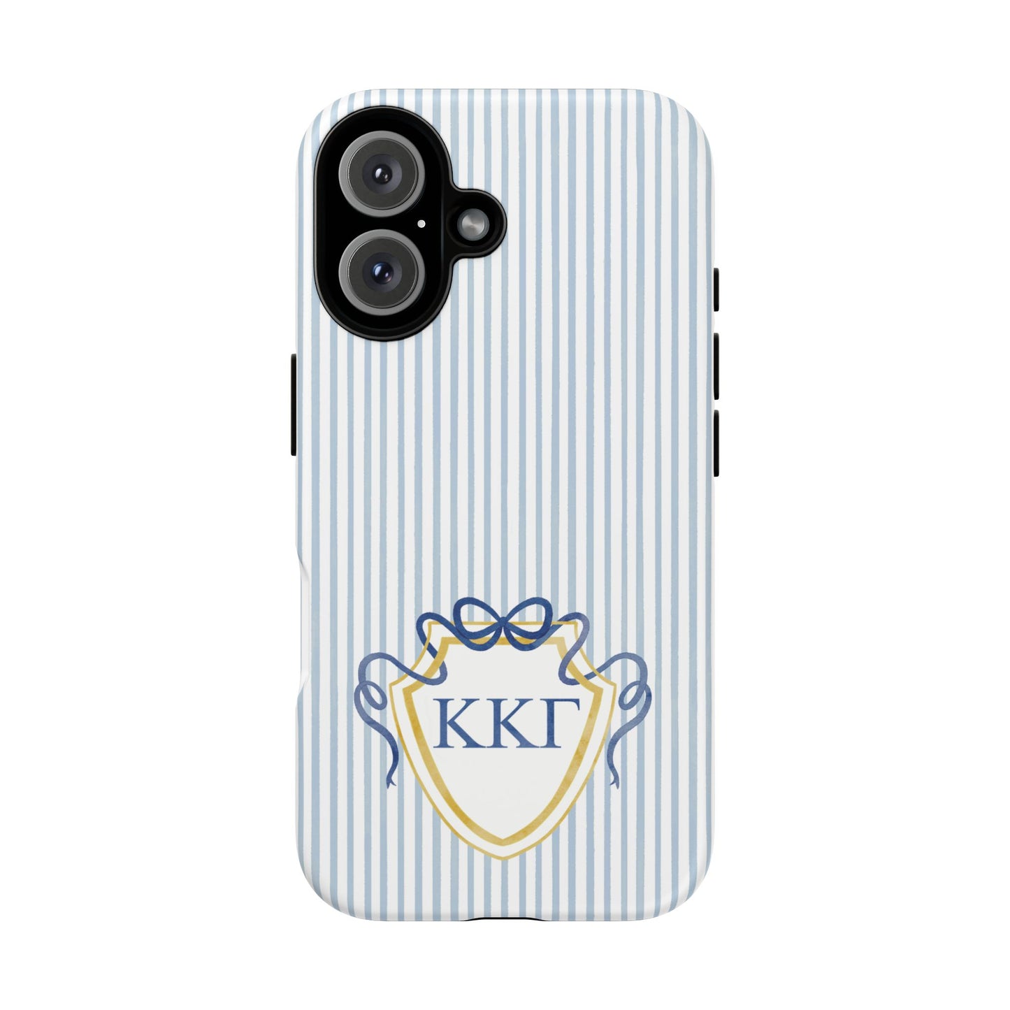ΚΚΓ Bow Crest Seersucker iPhone Case