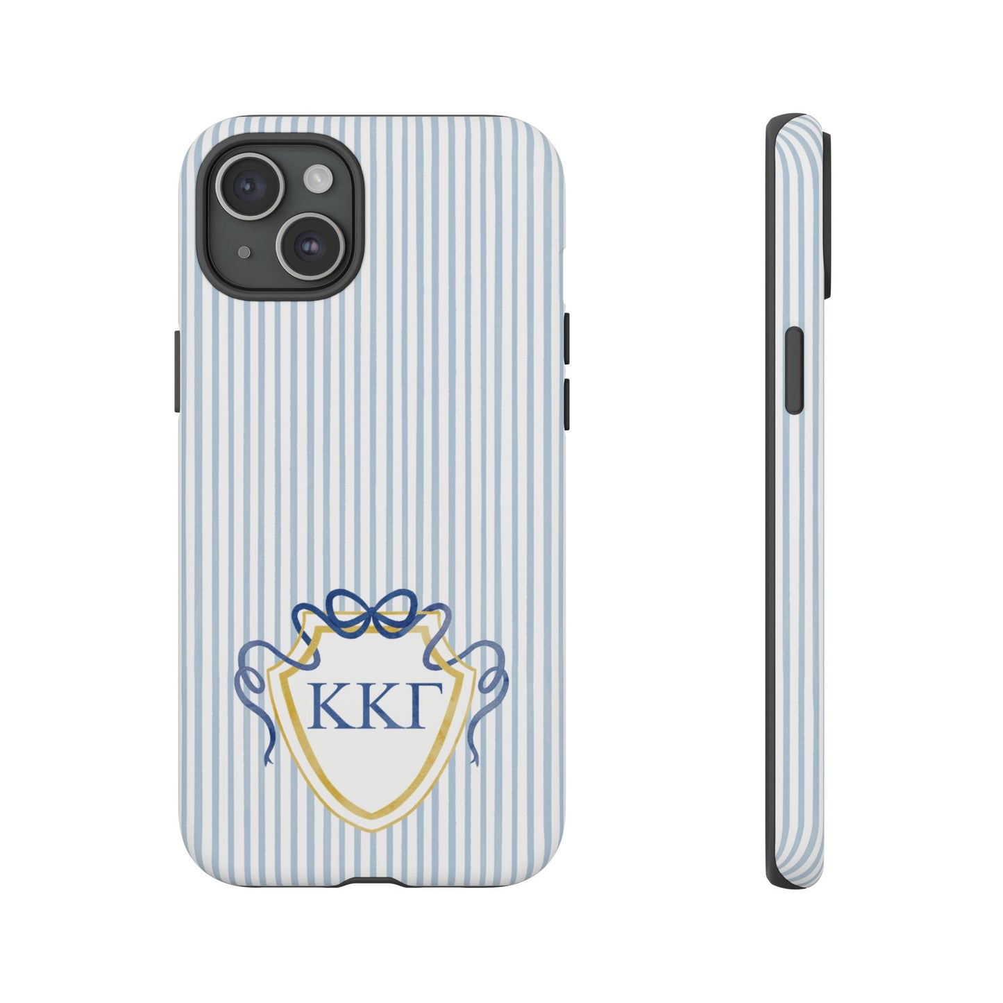 ΚΚΓ Bow Crest Seersucker iPhone Case