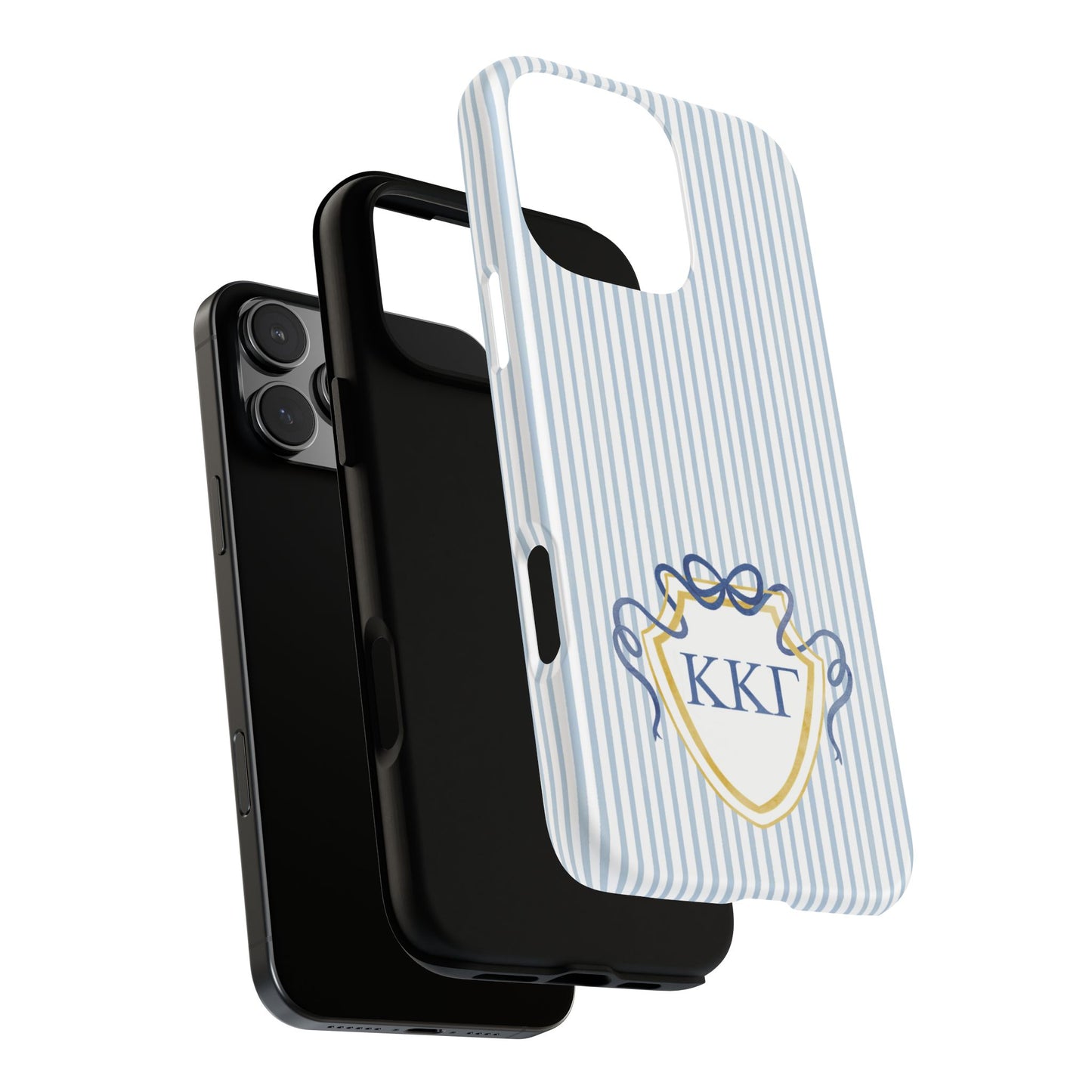 ΚΚΓ Bow Crest Seersucker iPhone Case