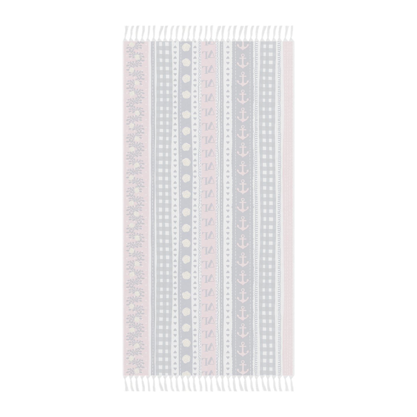 Delta Gamma Oversized Beach Towel with Fringe