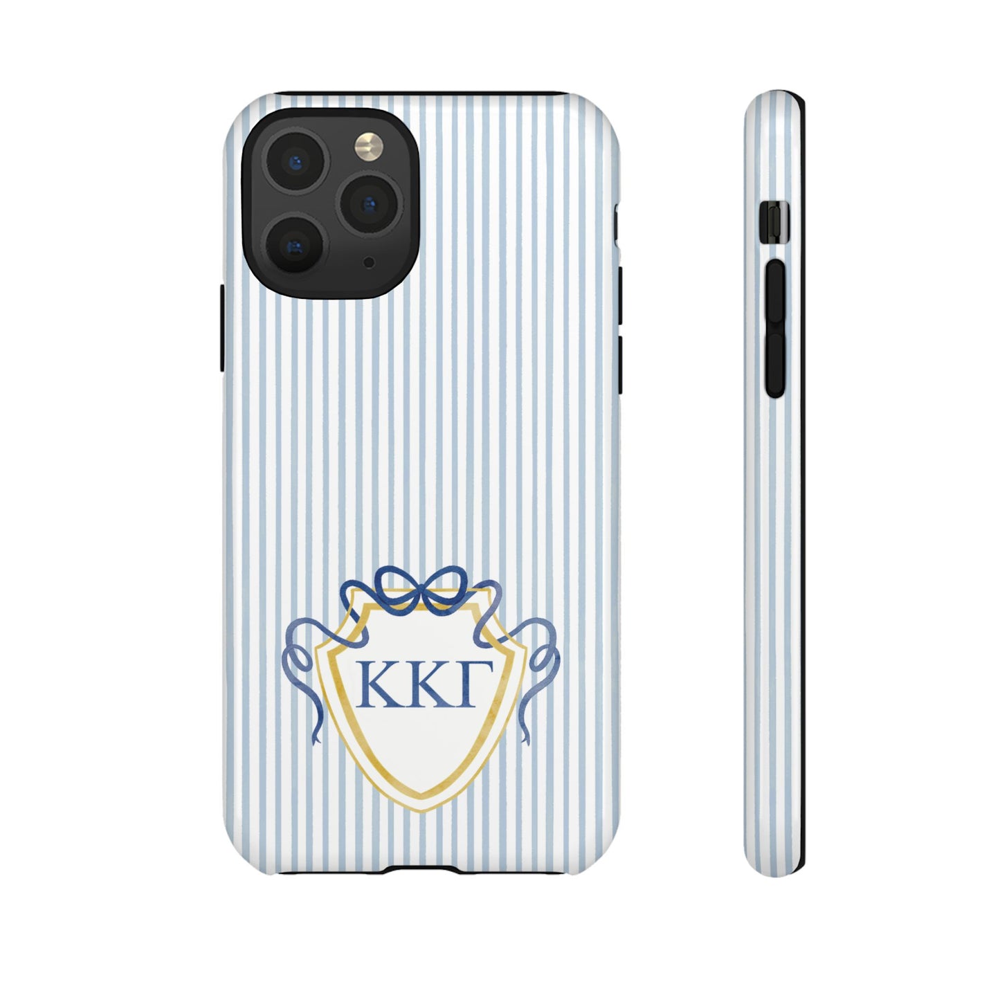 ΚΚΓ Bow Crest Seersucker iPhone Case