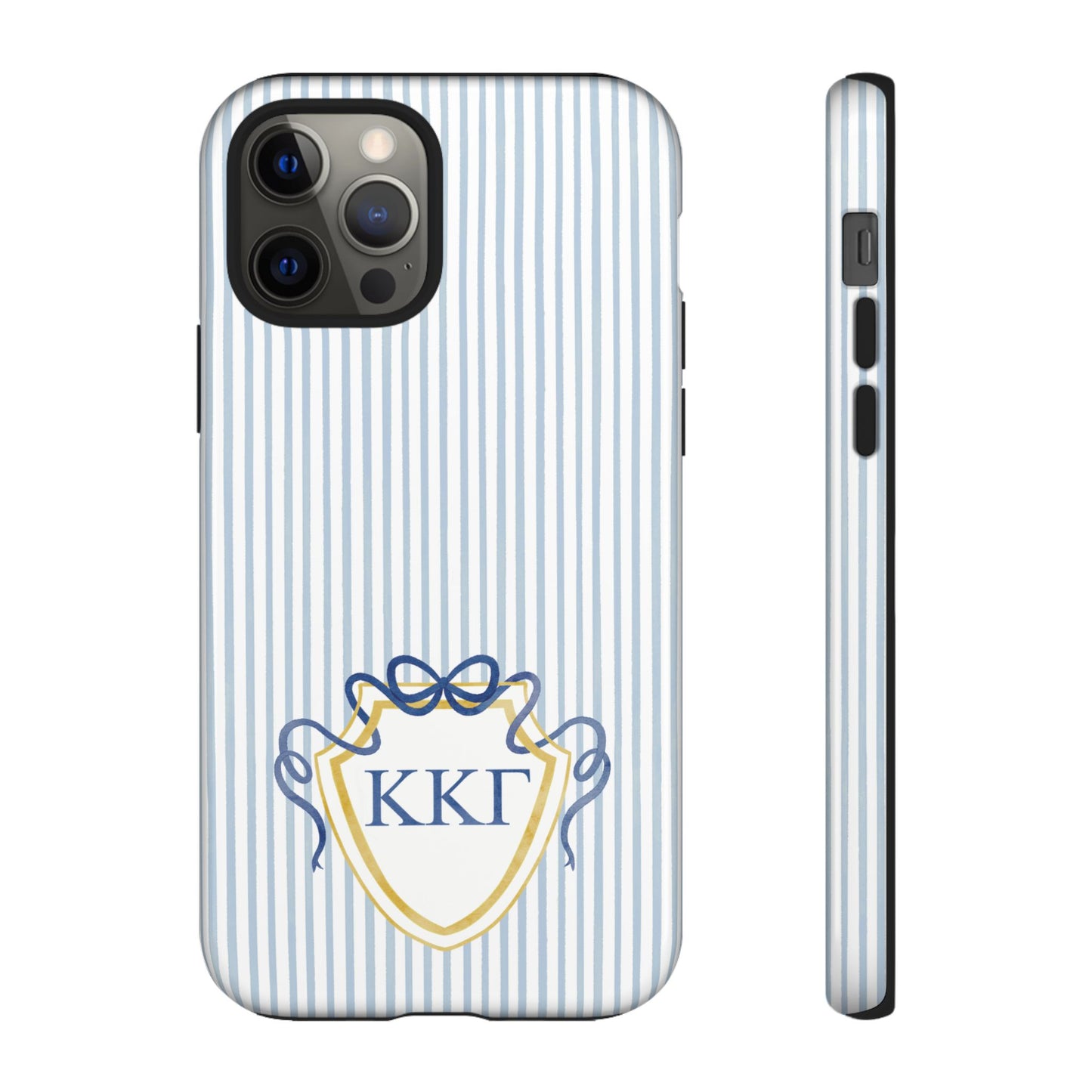 ΚΚΓ Bow Crest Seersucker iPhone Case