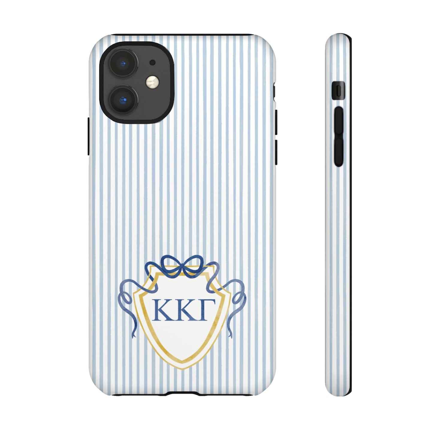 ΚΚΓ Bow Crest Seersucker iPhone Case