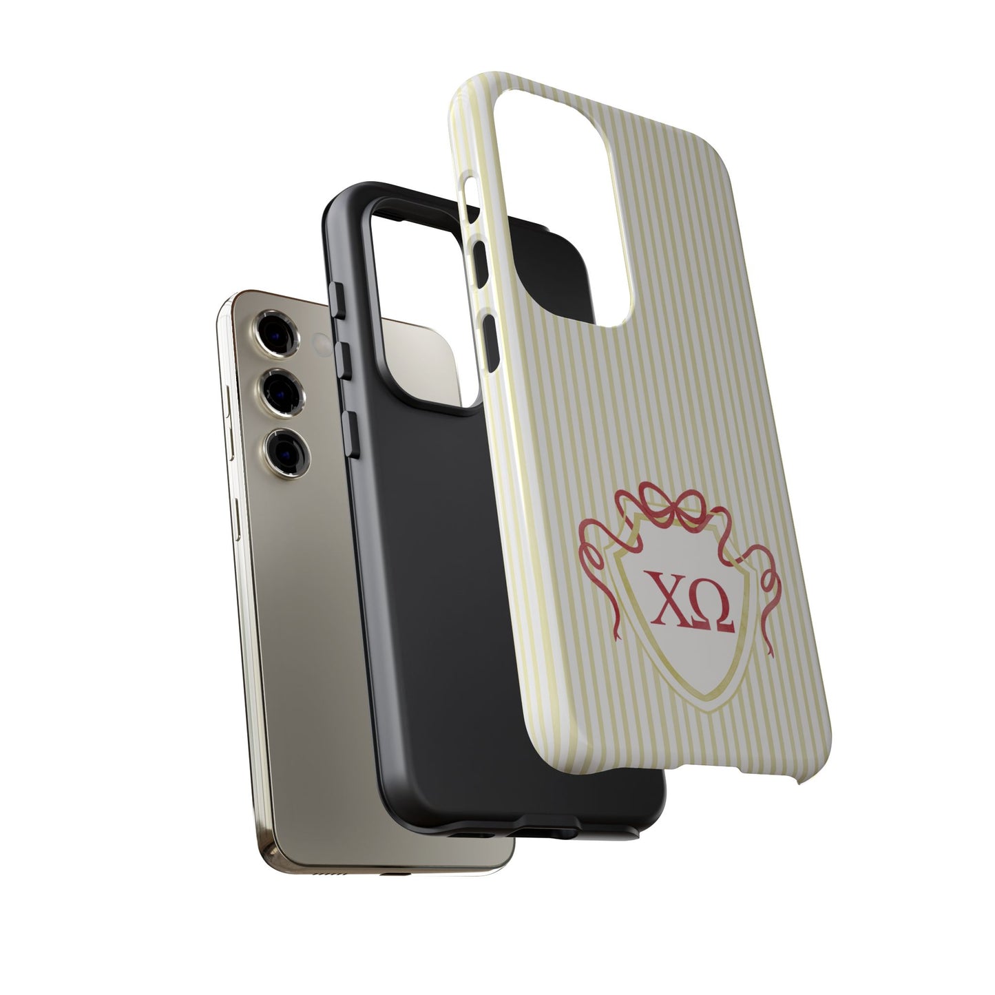 ΧΩ Bow Crest Seersucker Android Case