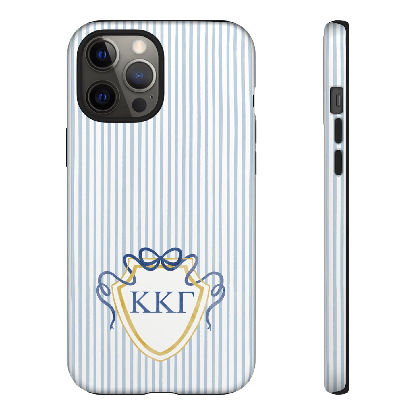 ΚΚΓ Bow Crest Seersucker iPhone Case
