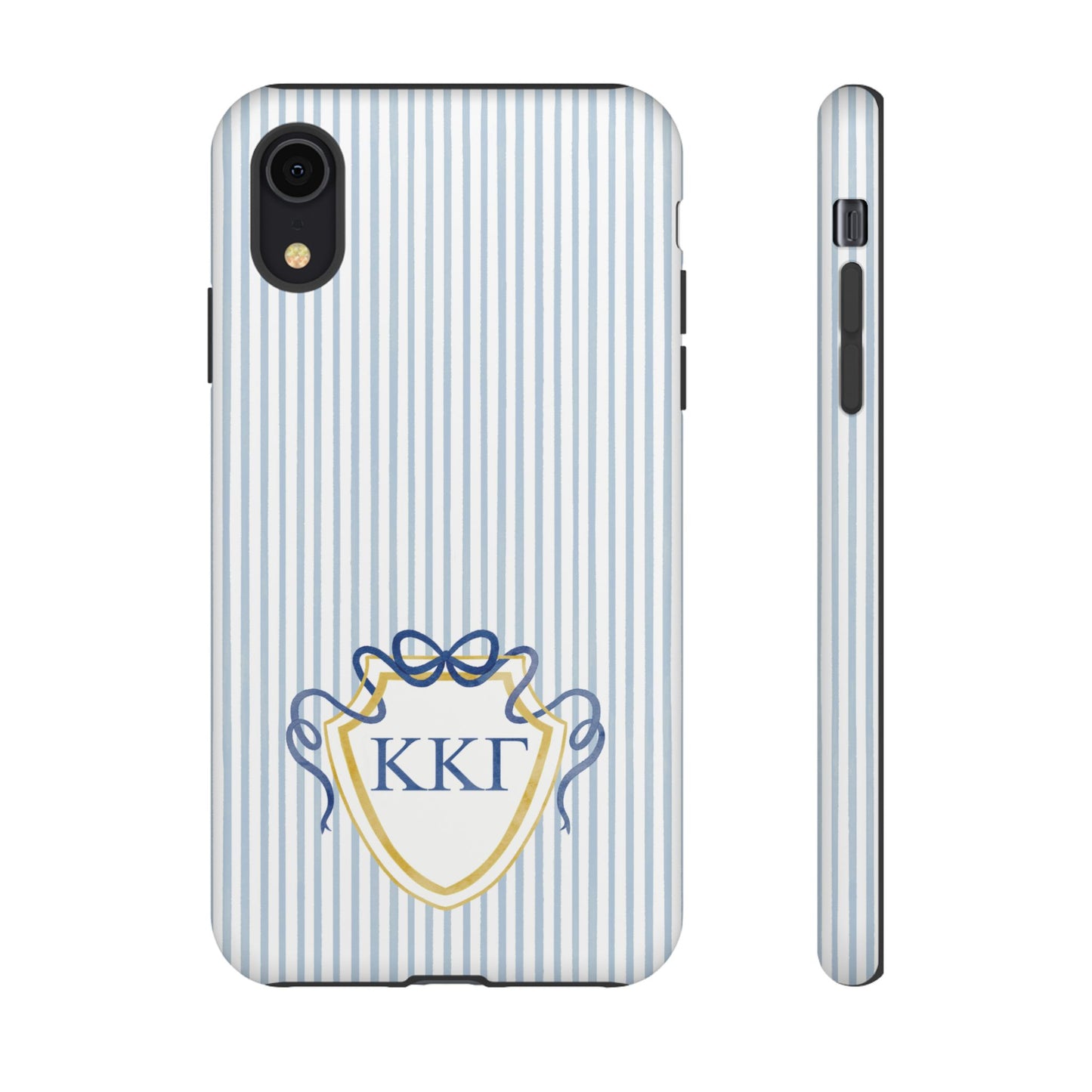 ΚΚΓ Bow Crest Seersucker iPhone Case