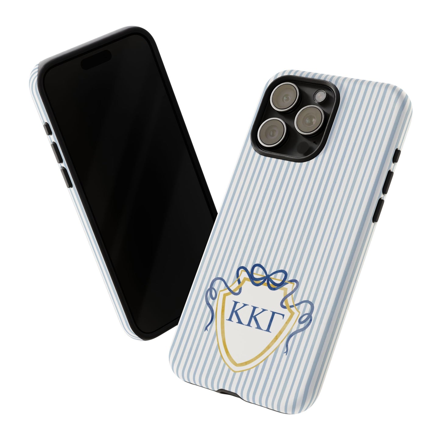 ΚΚΓ Bow Crest Seersucker iPhone Case