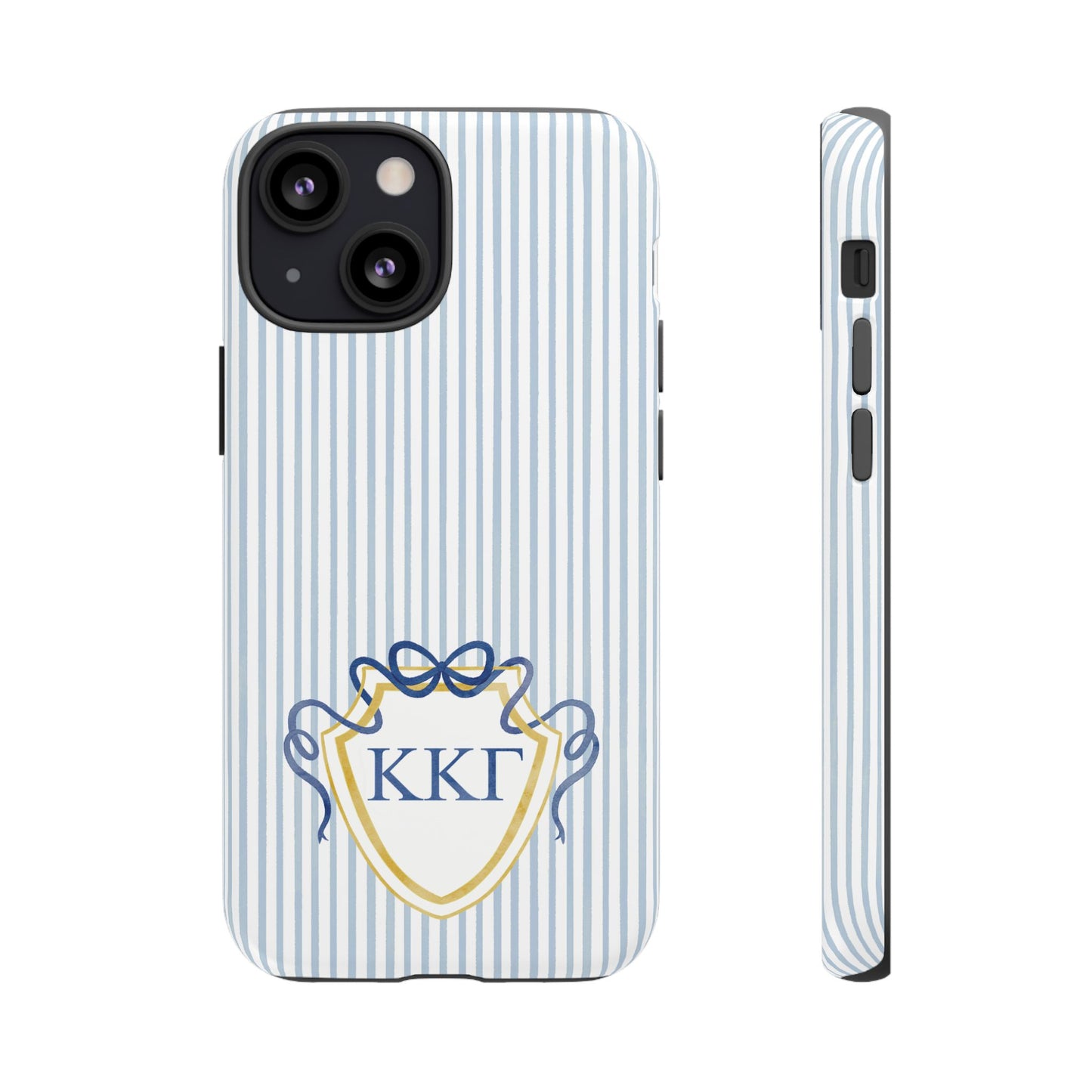 ΚΚΓ Bow Crest Seersucker iPhone Case