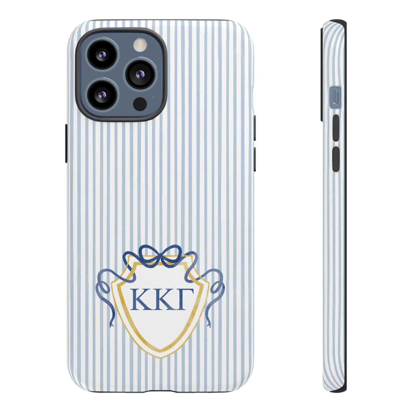 ΚΚΓ Bow Crest Seersucker iPhone Case