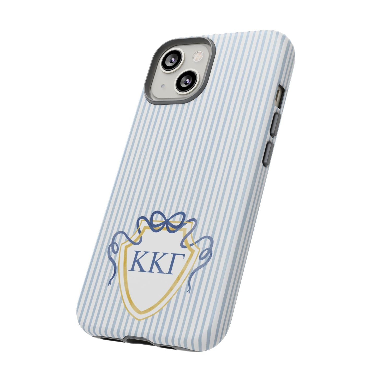 ΚΚΓ Bow Crest Seersucker iPhone Case
