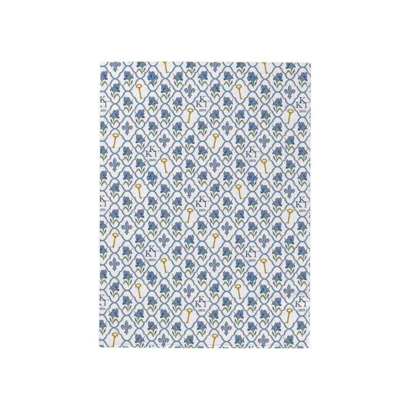 Kappa Kappa Gamma Lattice Tailgate Throw Blanket