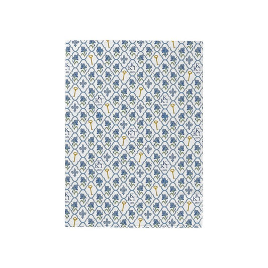 Kappa Kappa Gamma Lattice Tailgate Throw Blanket
