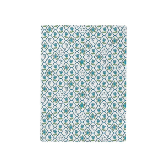 Delta Delta Delta Lattice Tailgate Throw Blanket