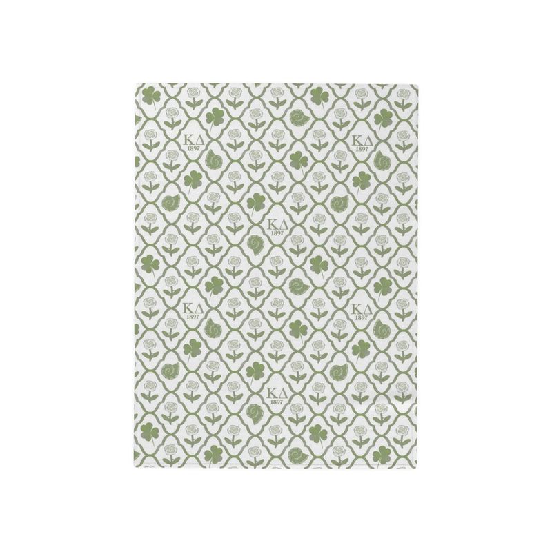 Kappa Delta Lattice Tailgate Throw Blanket