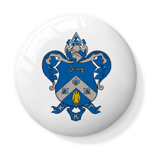 Kappa Kappa Gamma Watercolor Crest Bone China Trinket Box