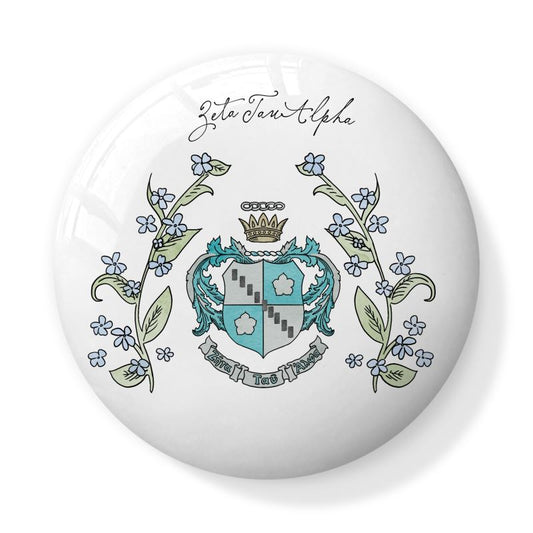Zeta Tau Alpha Bone China Trinket Box