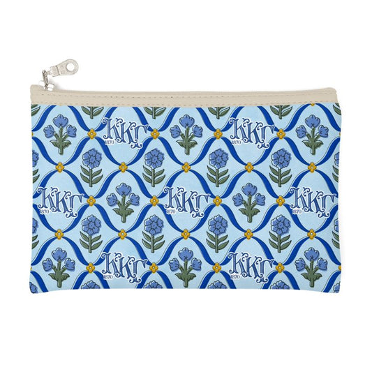 Kappa Kappa Gamma Block Print Cosmetic Bag