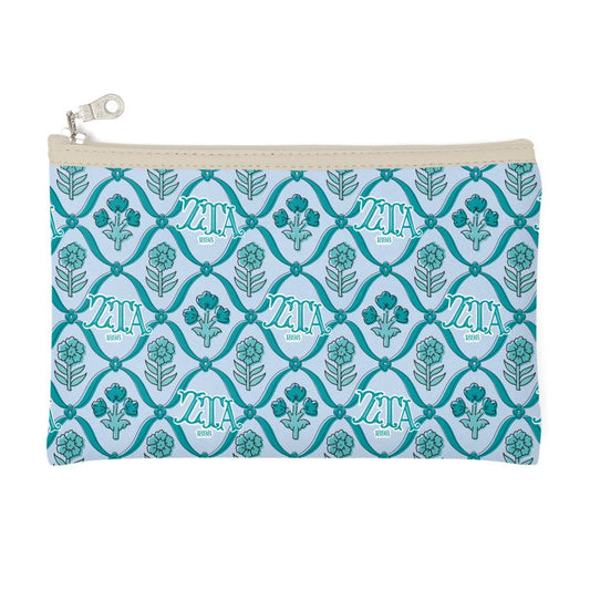 Zeta Tau Alpha Blockprint Cosmetic Bag