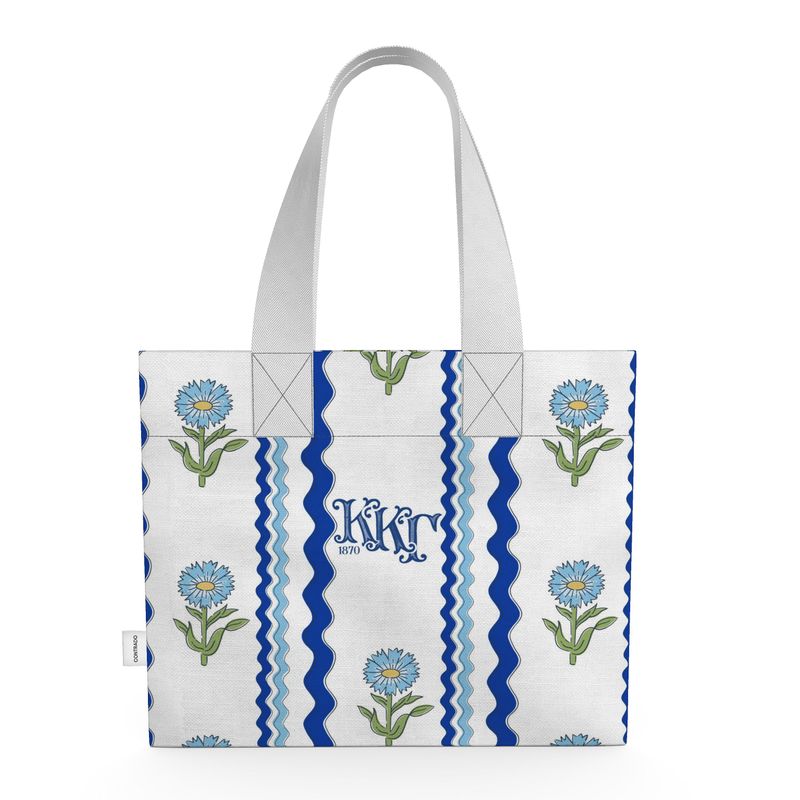 Kappa Kappa Gamma Organic Cotton Rickrack Tote