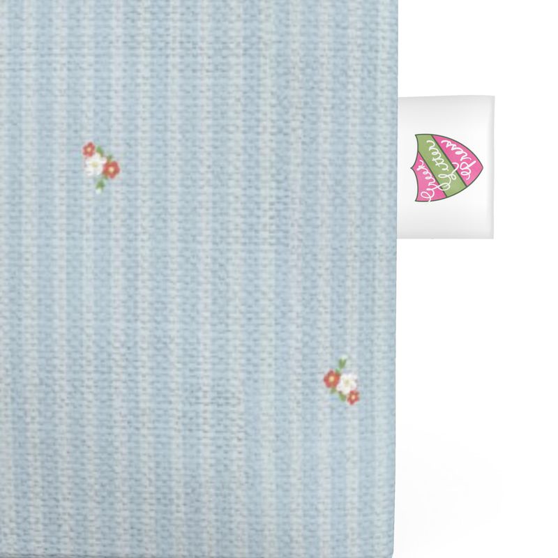 ZTA Floral Frame Organic Cotton Canvas Tote Bag