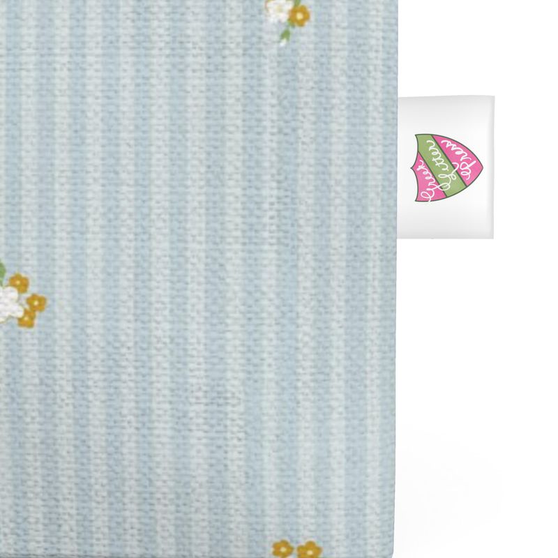 Kappa Kappa Gamma Floral Frame Organic Cotton Canvas Tote Bag