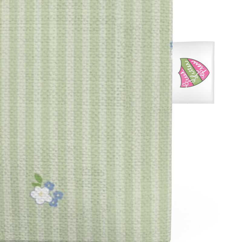 Kappa Delta Floral Frame Organic Cotton Canvas Tote Bag