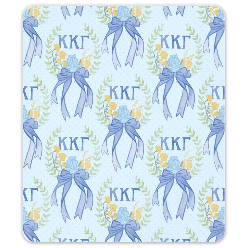 Kappa Kappa Gamma Laurel Wreath + Iris Oversized Beach Towel