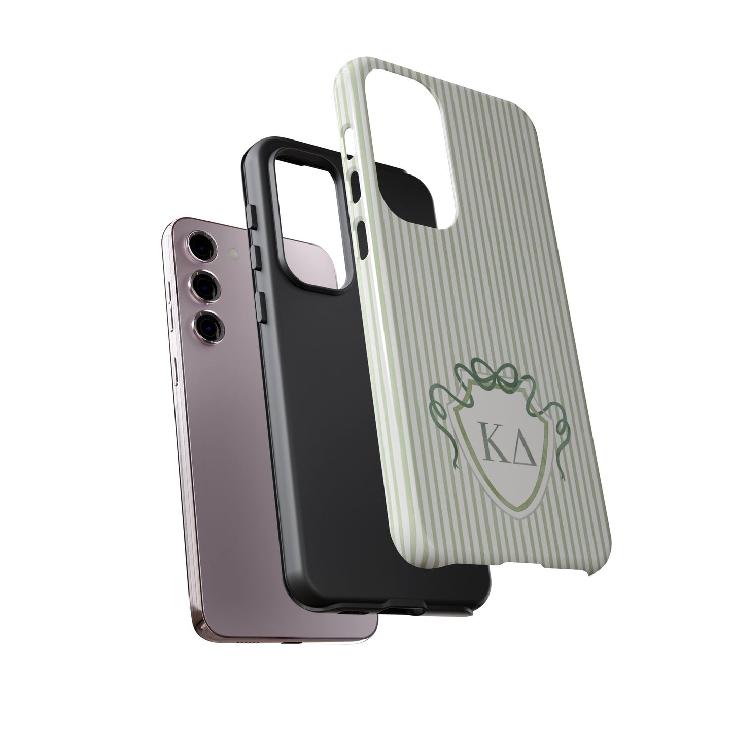ΚΔ Bow Crest Seersucker Android Case