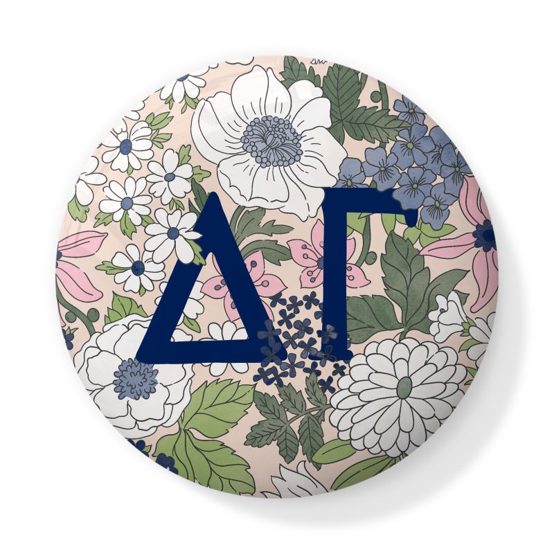 Delta Gamma Liberty-Style Floral Bone China Trinket Box