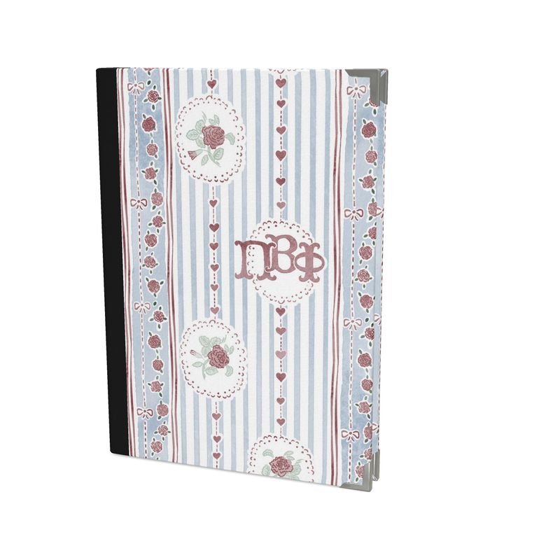 Pi Beta Phi Stripes + Hearts Rose Journal