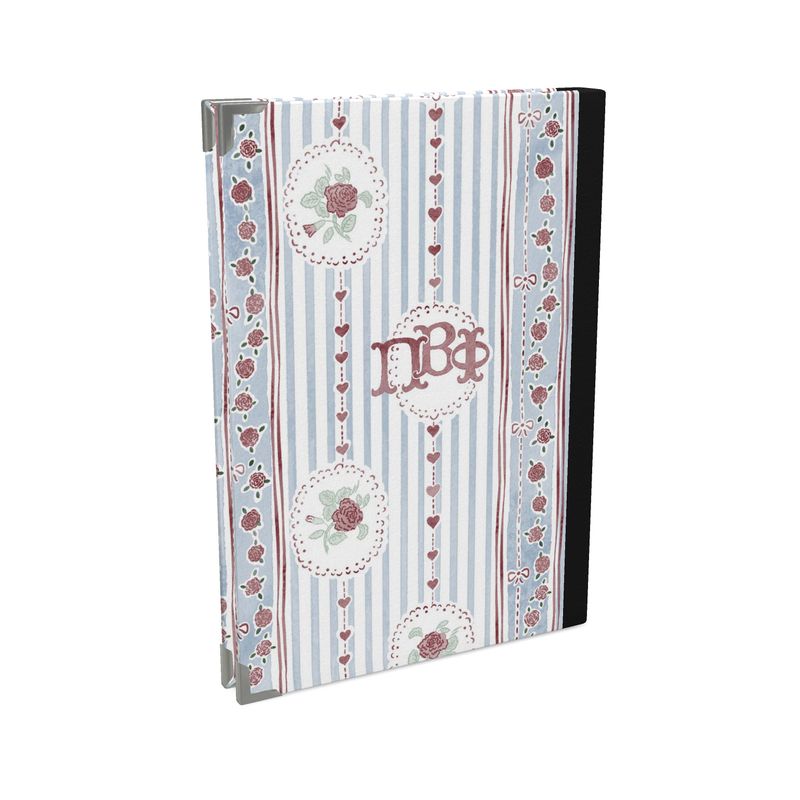 Pi Beta Phi Stripes + Hearts Rose Journal