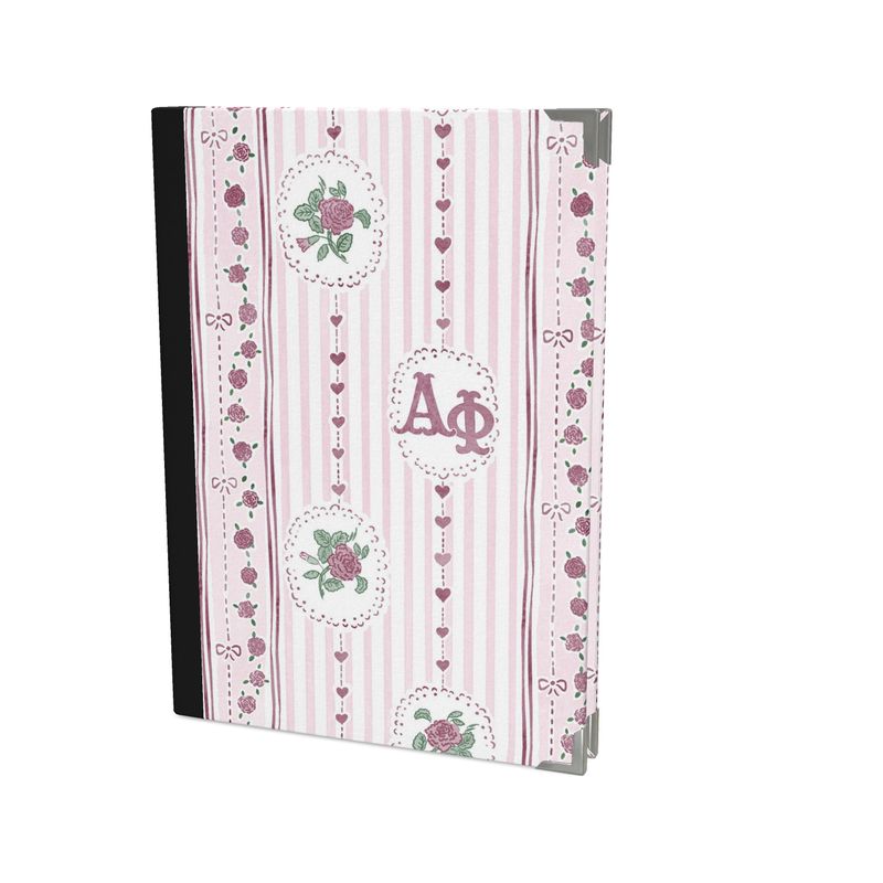 Alpha Phi Stripes + Hearts Journal