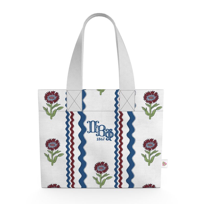 Pi Beta Phi Organic Cotton Rickrack Tote