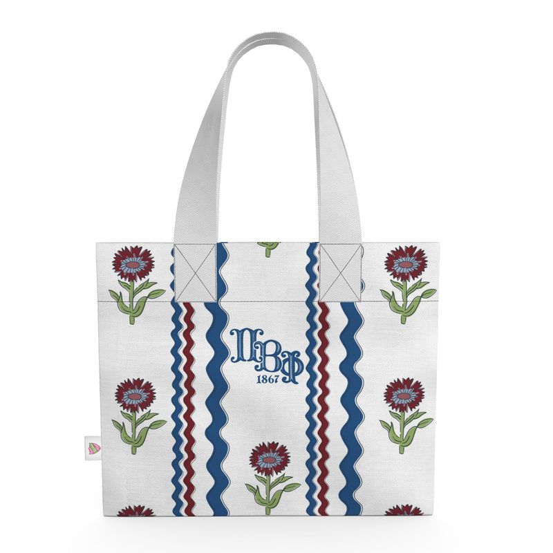 Pi Beta Phi Organic Cotton Rickrack Tote