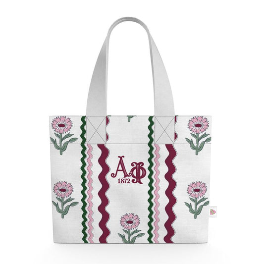 Alpha Phi Organic Cotton Canvas Tote