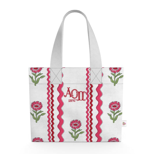 Alpha Omicron Pi Organic Cotton Canvas Tote