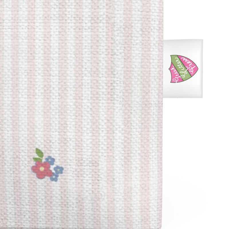 Delta Zeta Floral Frame Organic Cotton Canvas Tote