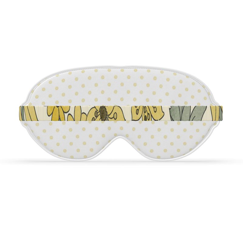 Kappa Alpha Theta Pansy + Dot Satin Sleep Mask
