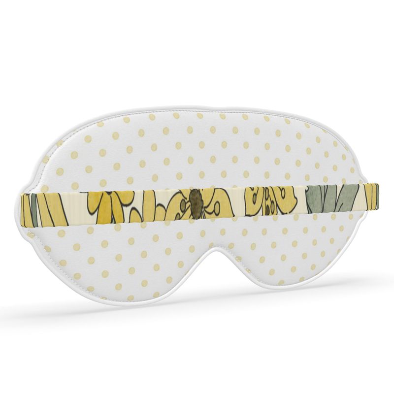 Kappa Alpha Theta Pansy + Dot Satin Sleep Mask